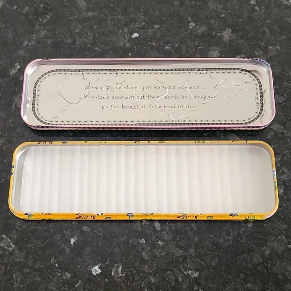 Brighton Collectable Oblong Jewerly Box Raised Pattern NEW - Picture 3 of 3